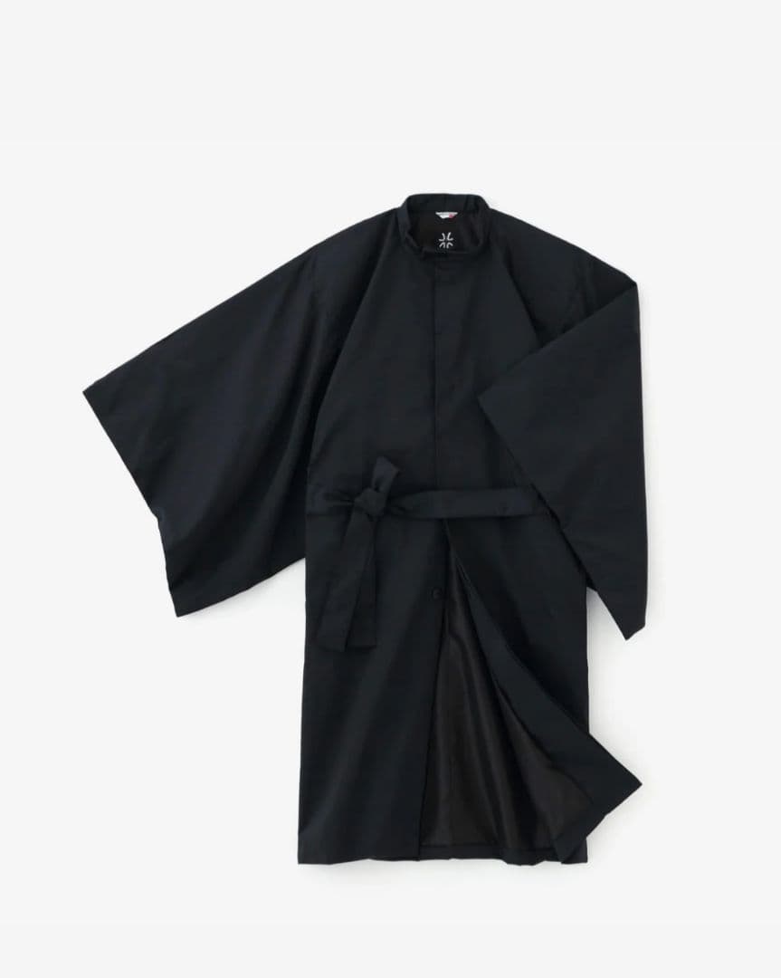 SOUSOU ソウソウ　行　円領外套　黒　Sサイズ