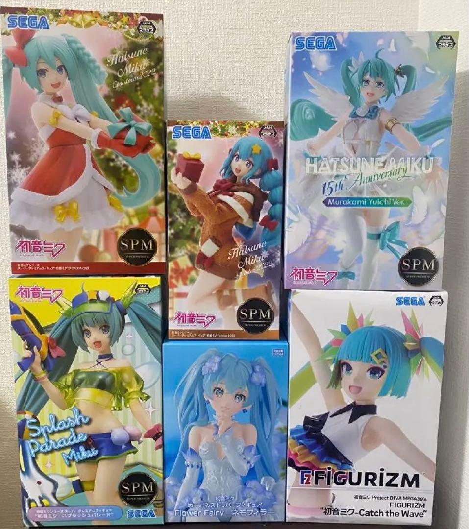 初音ミク フィギュア 6体 SPM FIGURIZM 等 まとめ売り 新品未開封