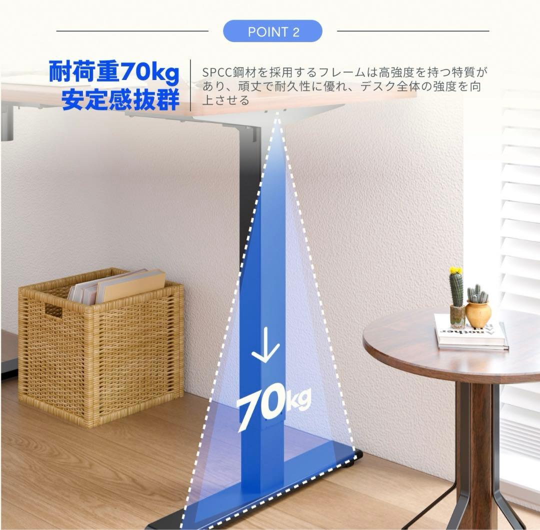 Flexispot EF1 昇降式テーブル　120cm グレイウッド