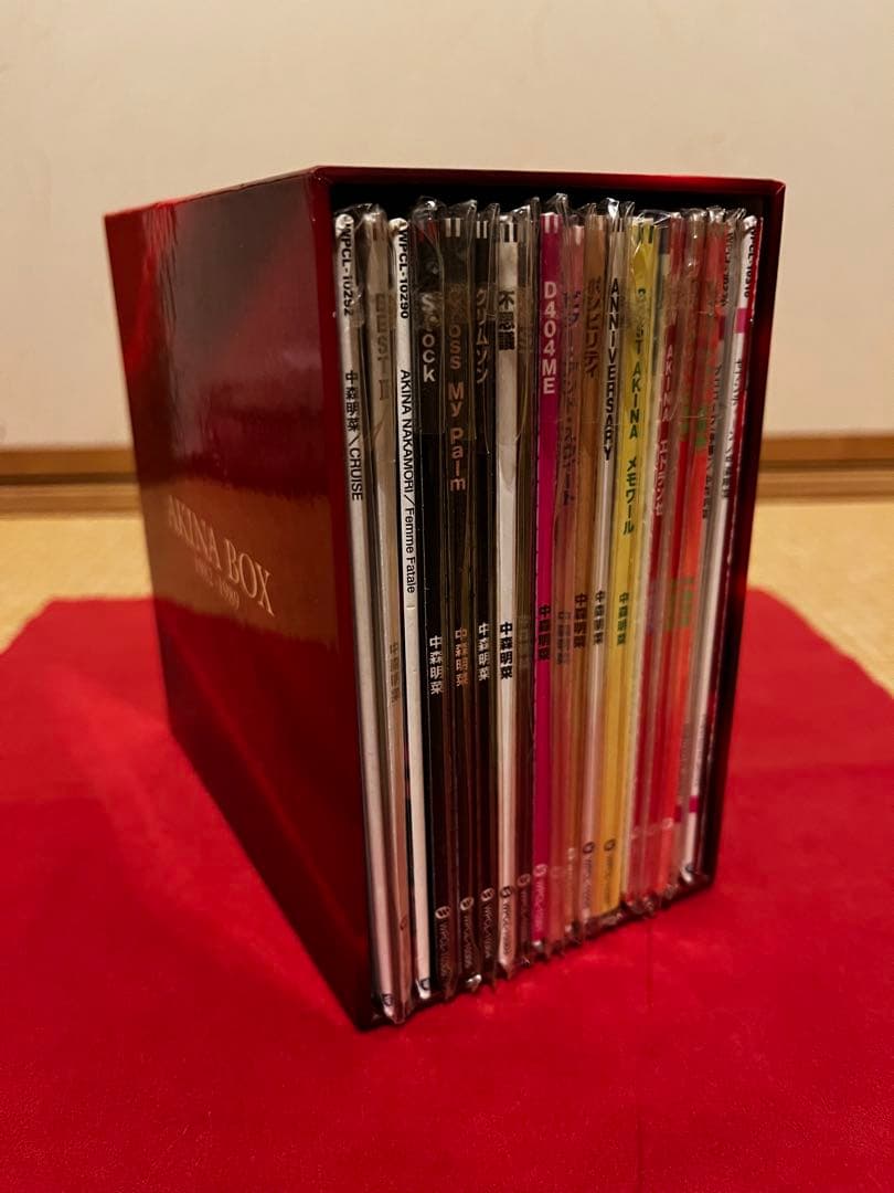 時間限定 中森明菜/AKINA BOX 1982-1989/紙ジャケCD18枚組