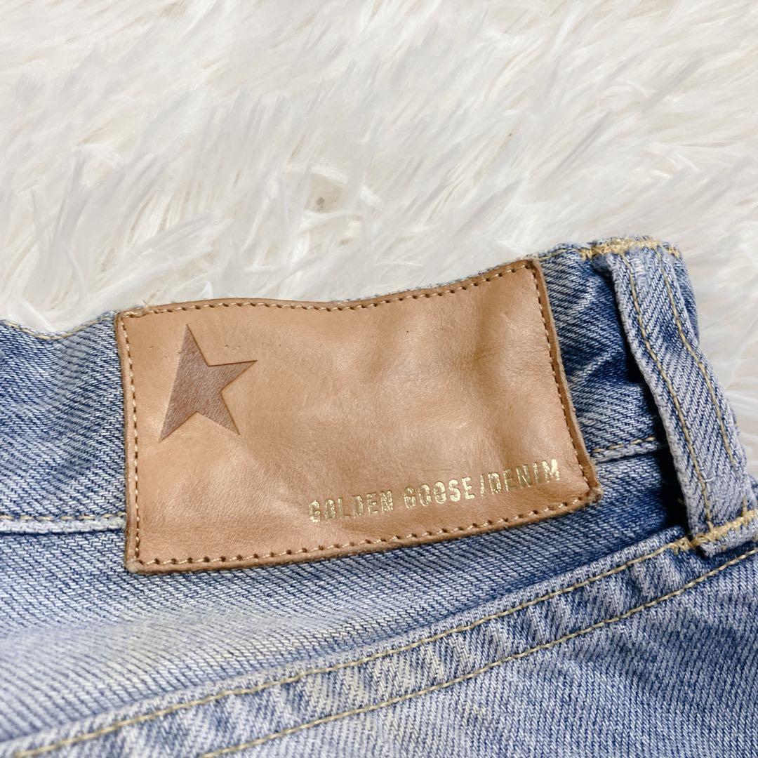 【美品】ドゥーズィエムクラス　ゴールデングース　TEXAS デニム　カットオフ