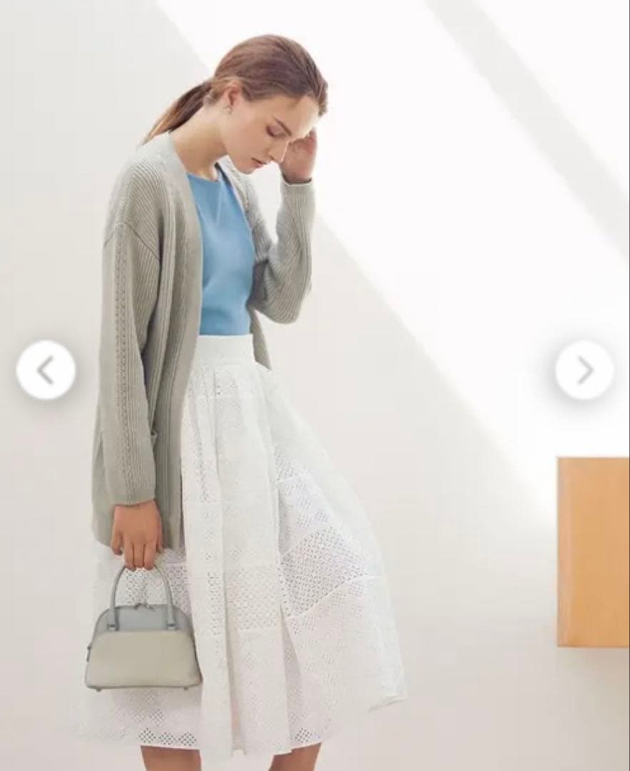 フォクシー アッパー ニット ロングカーディガン