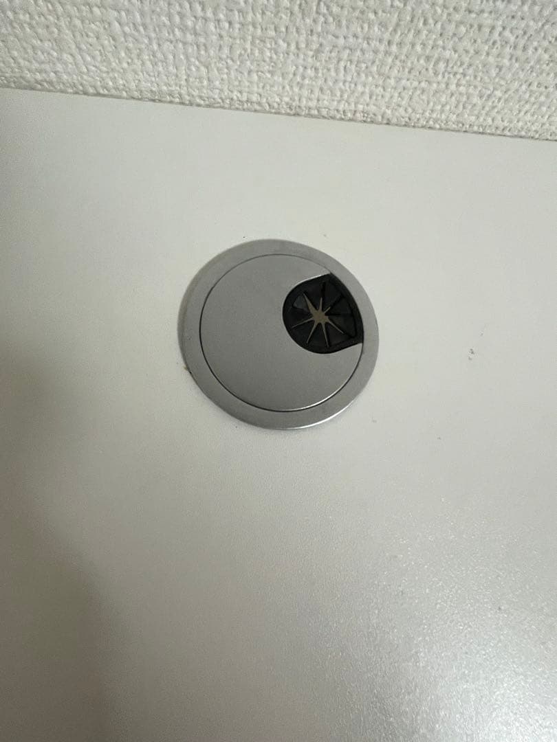 手動　昇降デスク　ホワイト　机