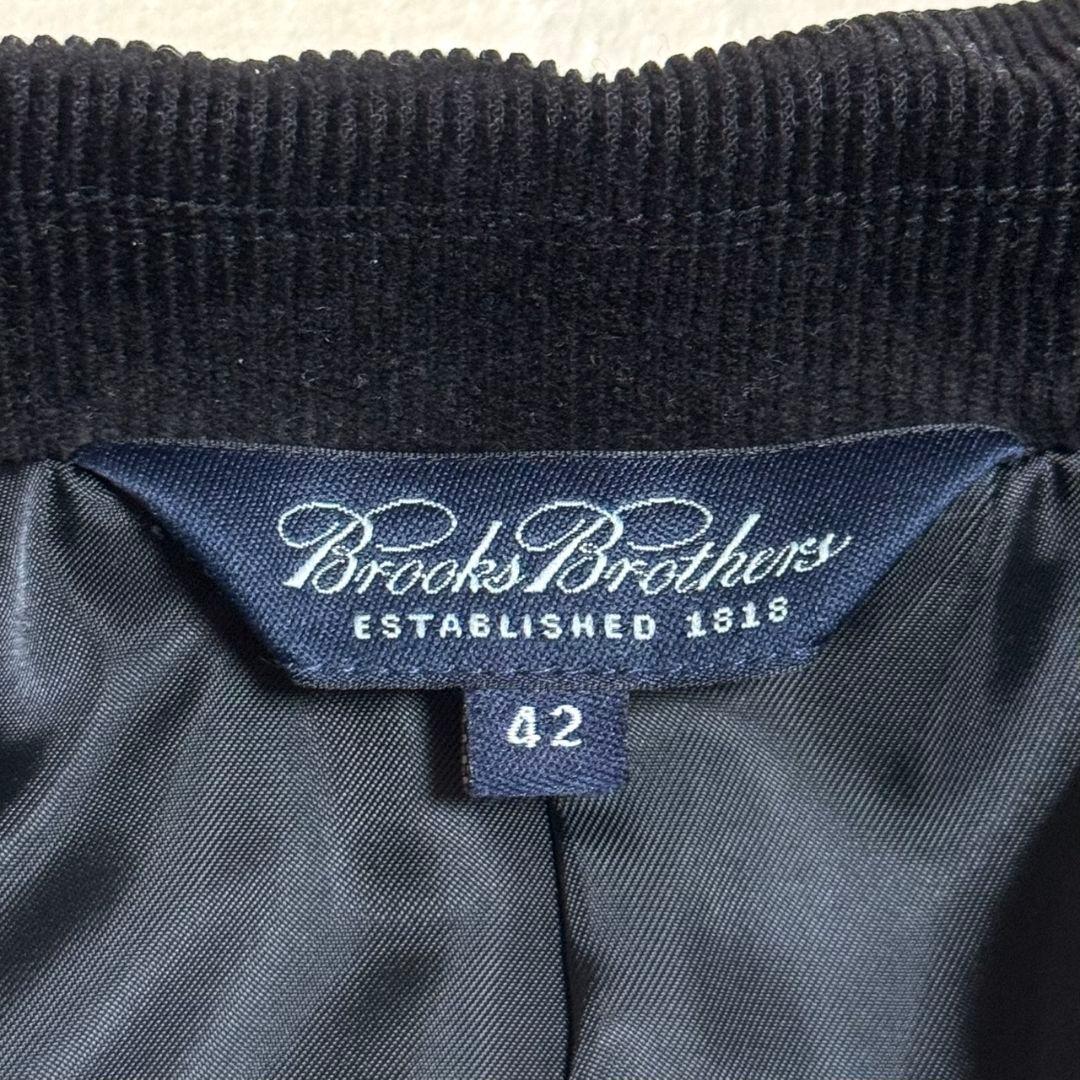 ブルックスブラザーズ コーデュロイ アンコン ジャケット 42 XL 黒