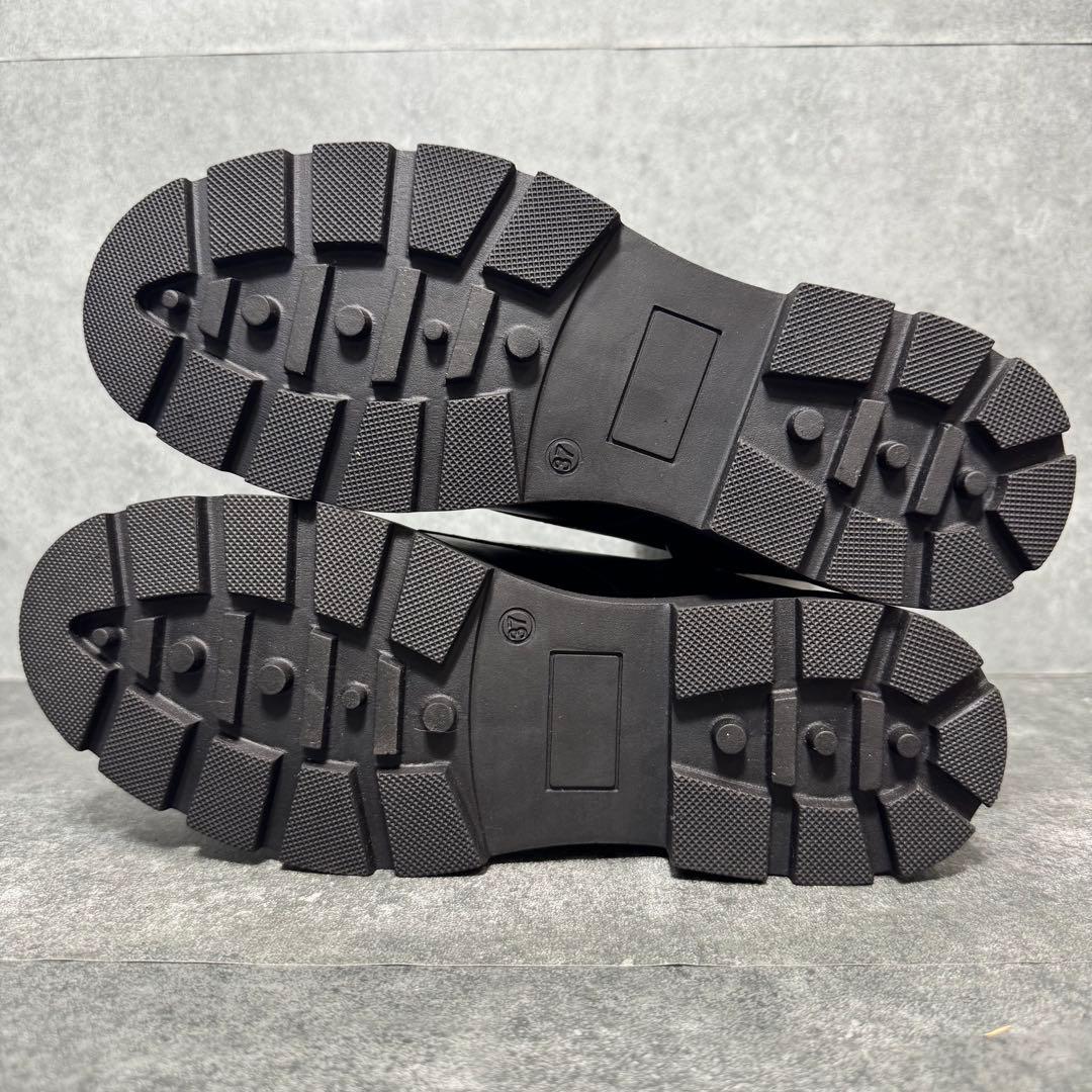 【人気完売】FABIO RUSCONI レースアップブーツ サイドジップ 24