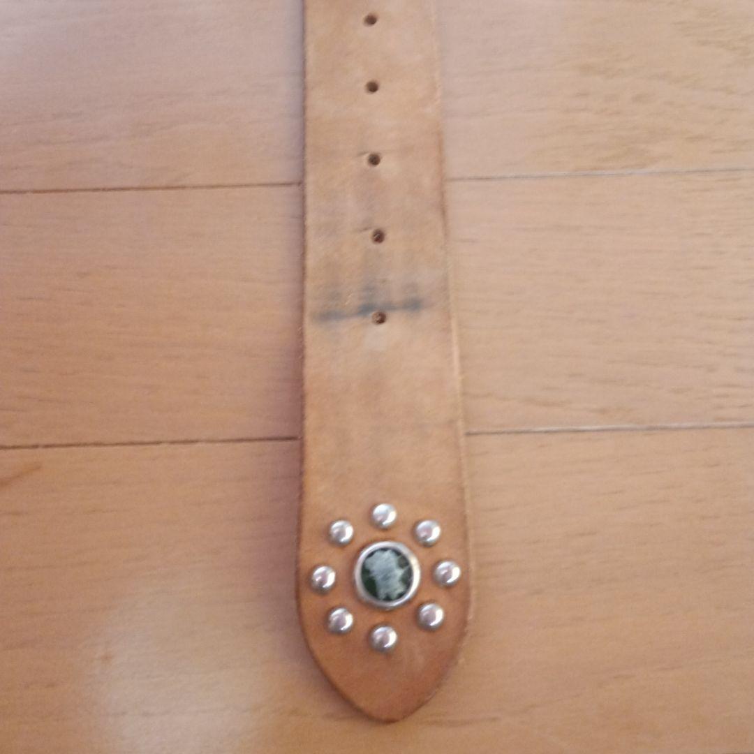 ウルフズヘッド スタッズ レザーベルト