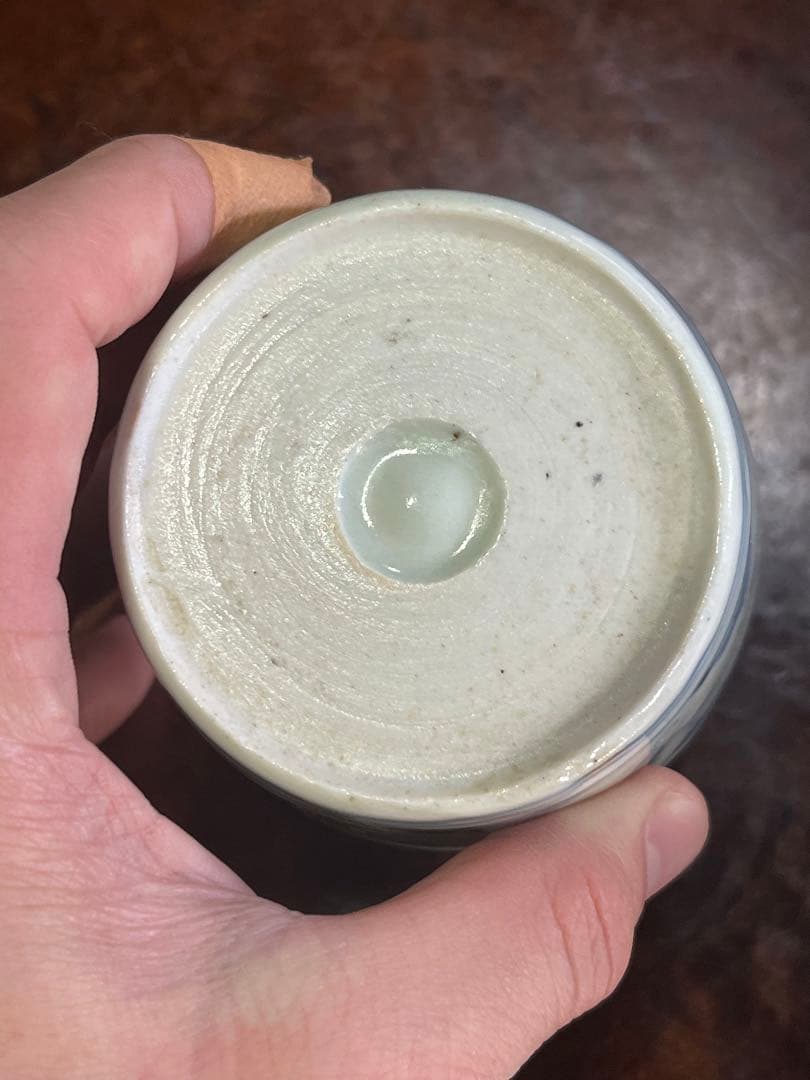 古伊万里　蔓草　蔦草　霊芝　立涌　蕎麦猪口　そば猪口　無傷完品　民藝　民芸