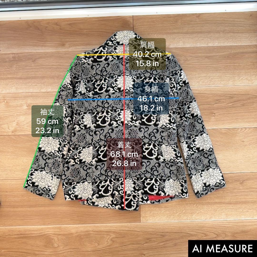 美品✨ヴィヴィアンタム　オリエンタル　ジャガード　ダブルブレストジャケット　花柄