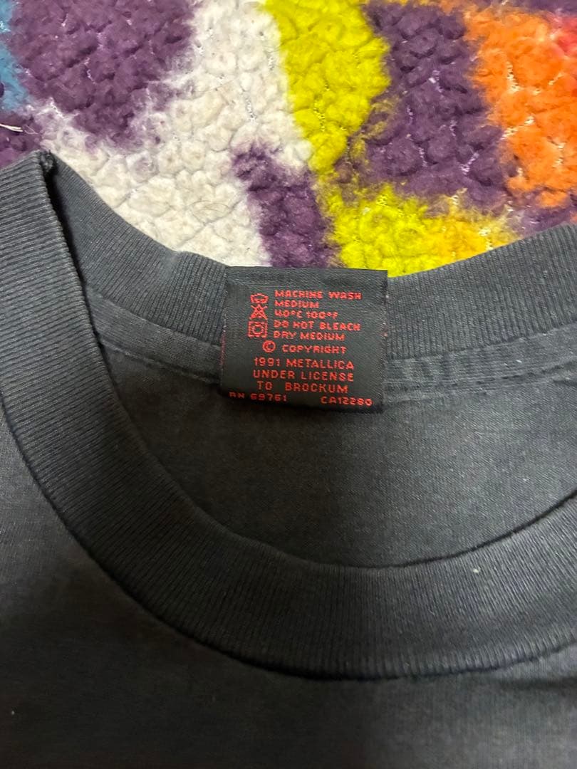 90s LLICA ライド・ザ・ライトニング 両面 Tシャツ XL 古着