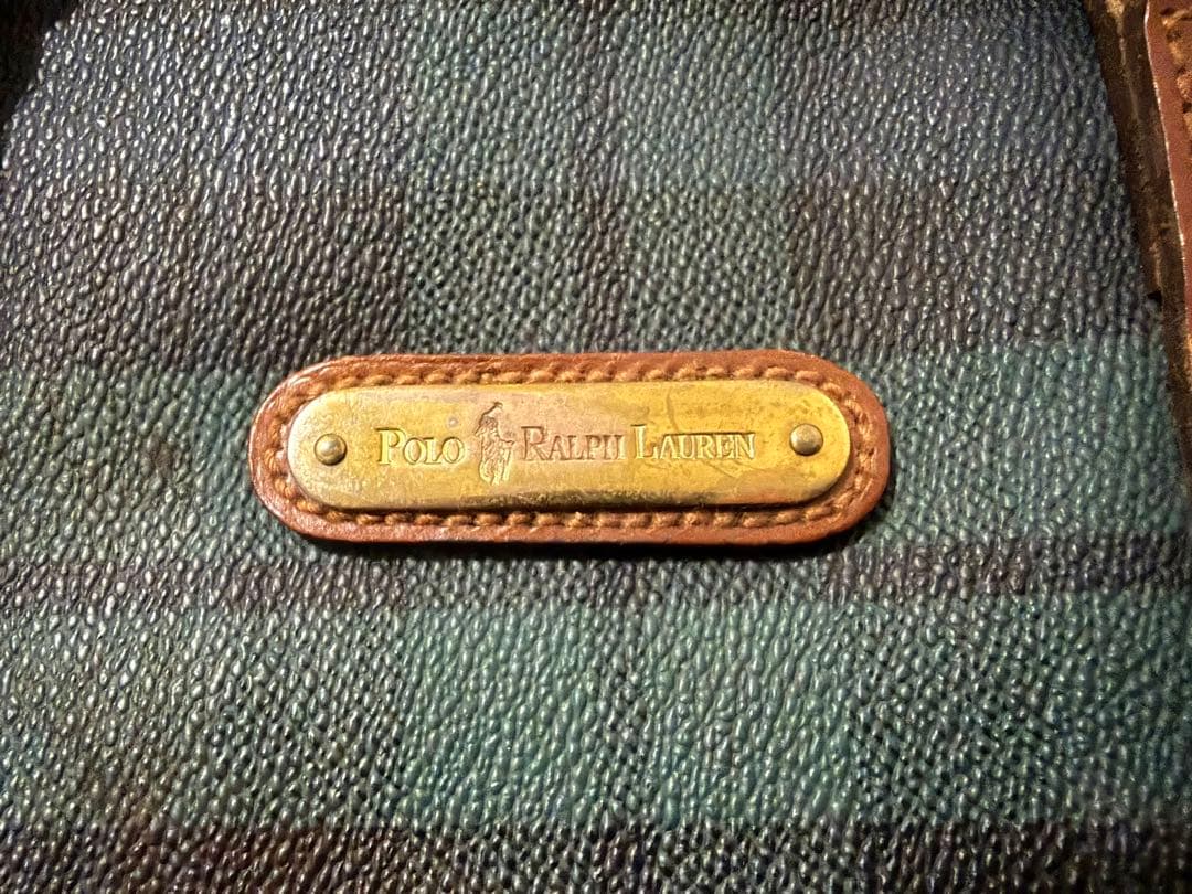 Polo Ralph Lauren タータンチェック ボストンバッグ