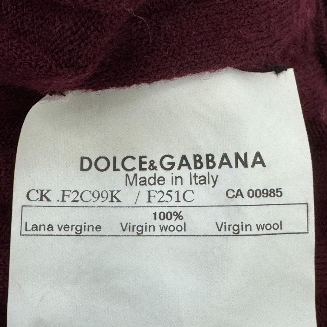 DOLCE&GABBANA ドルガバ ボレロ カーディガン 38 ボルドー S