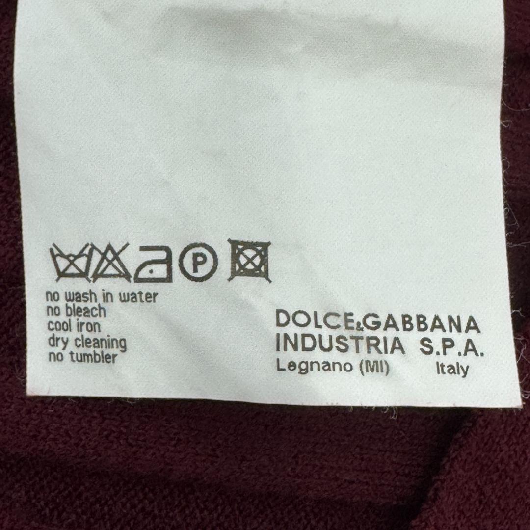 DOLCE&GABBANA ドルガバ ボレロ カーディガン 38 ボルドー S