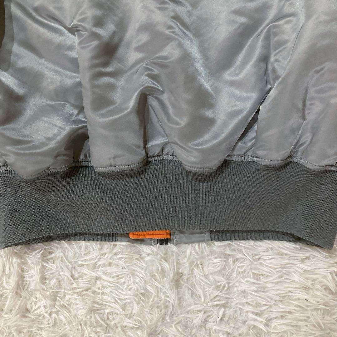 【希少カラー・ビッグサイズ】 アルファインダストリーズ　現行　シルバー　XL