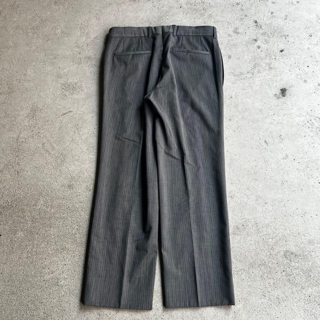 HUGO BOSS グレー ストライプ セットアップ 古着 成人式