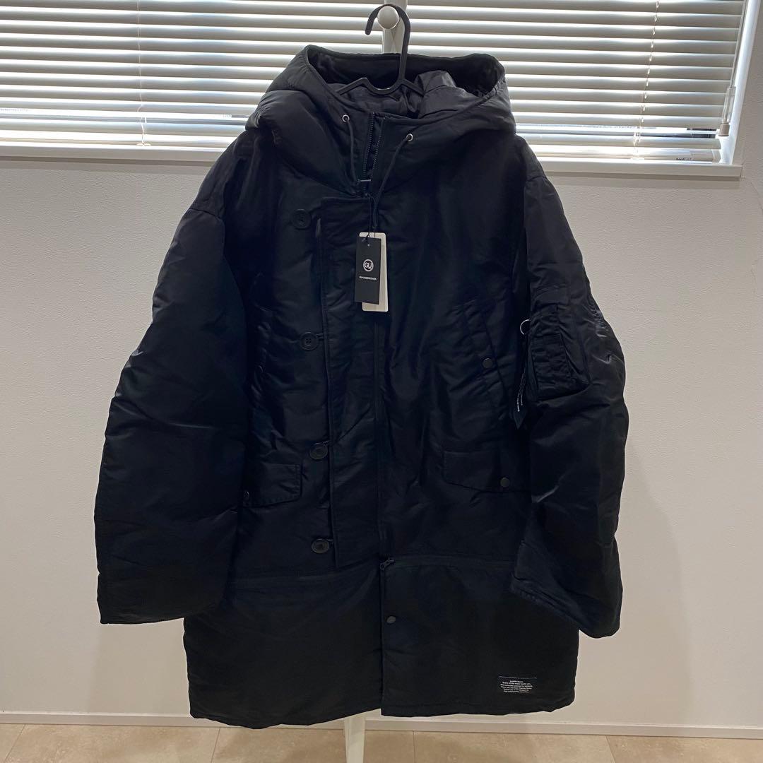 GU UNDERCOVER ヒートパデッド コンバーチブルコート