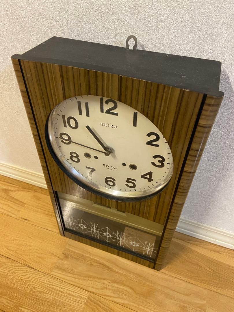 【限定SALE】SEIKO セイコー 壁掛け時計 木目調