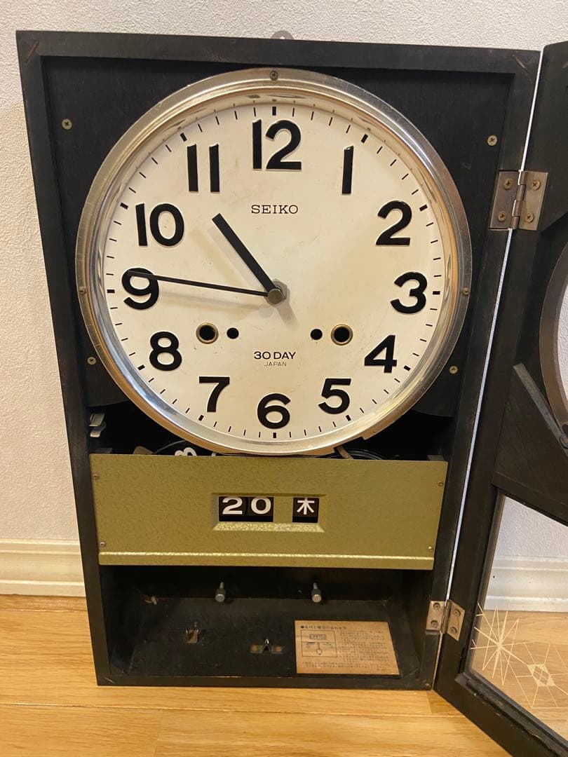 【限定SALE】SEIKO セイコー 壁掛け時計 木目調