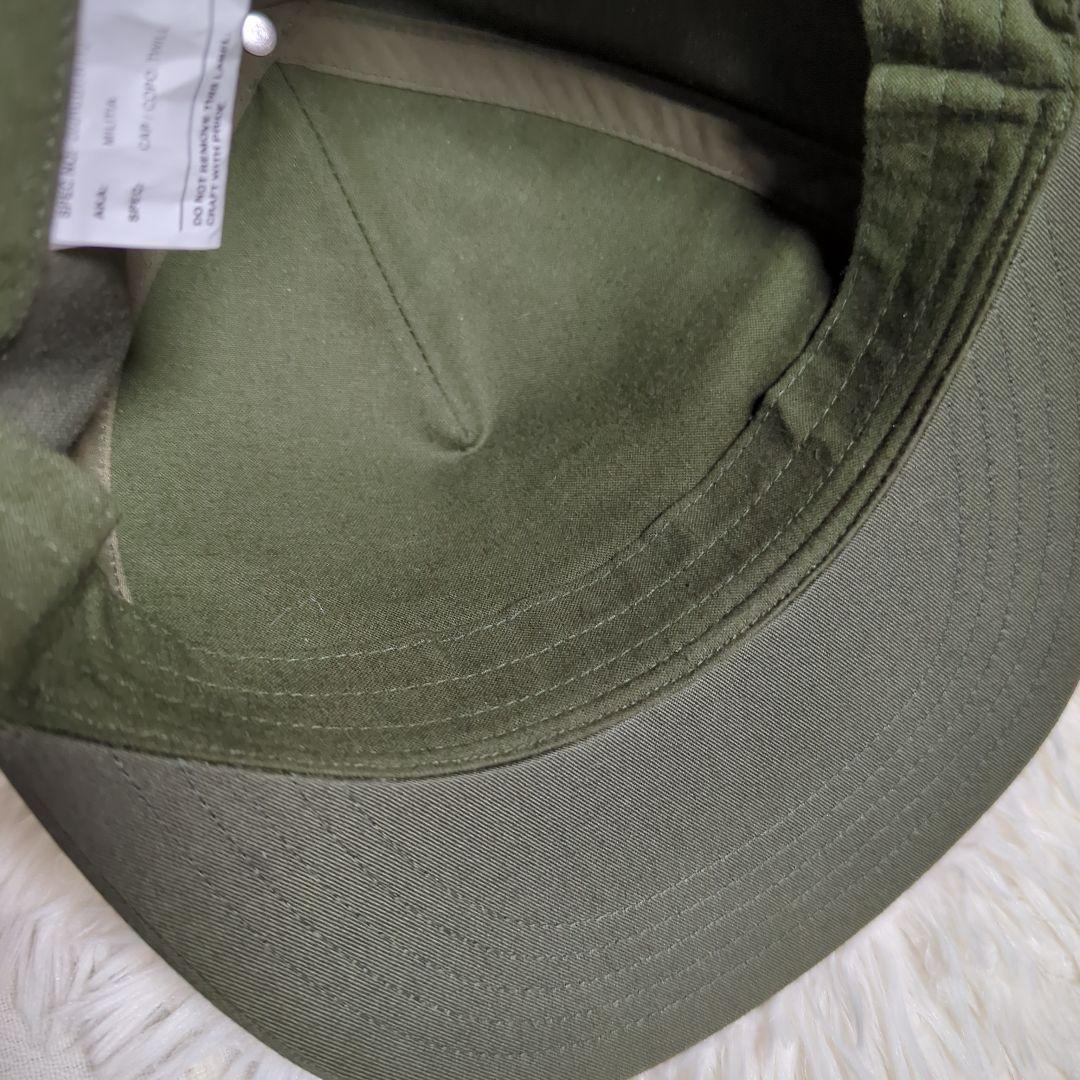 WTAPS MILITIA CAP 刺繍ロゴ　オリーブドラブ サイズフリー