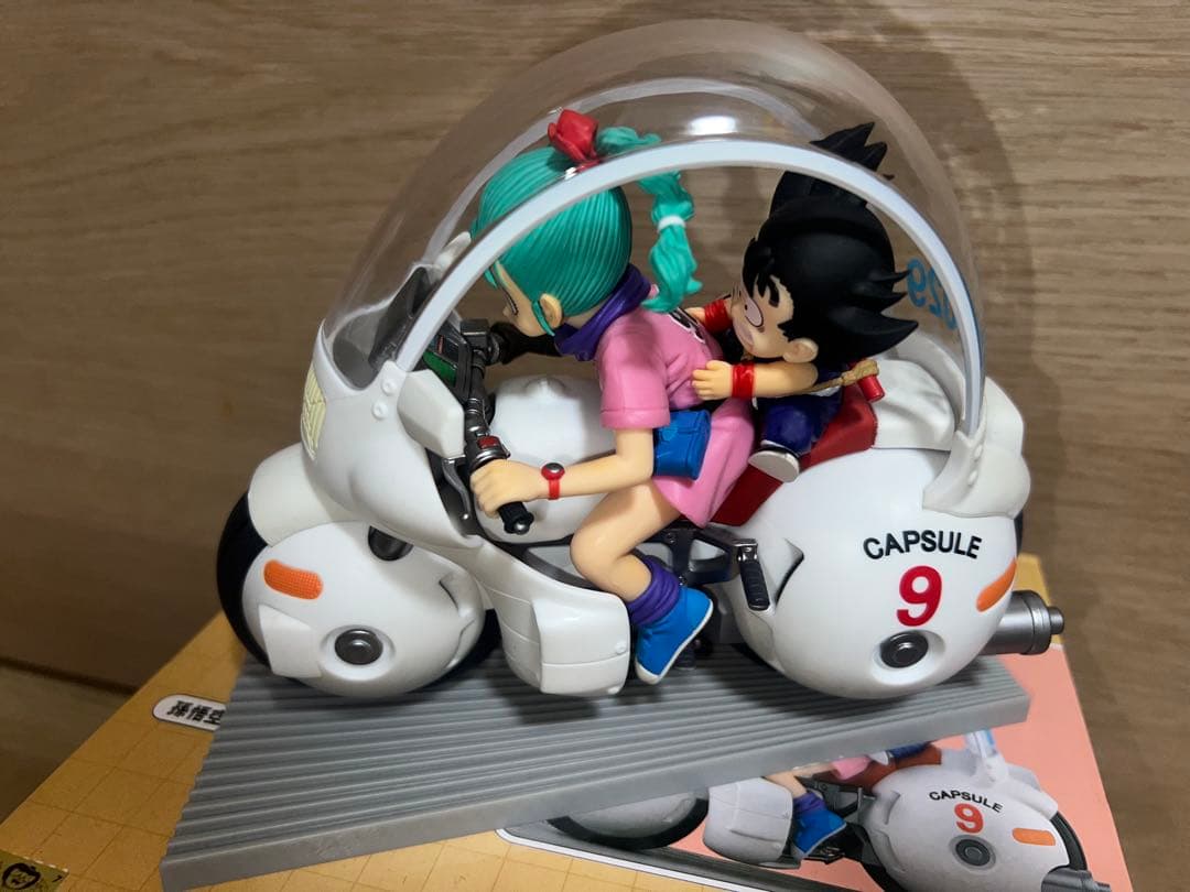 一番くじ ドラゴンボール A賞 孫悟空＆ブルマ バイクフィギュア