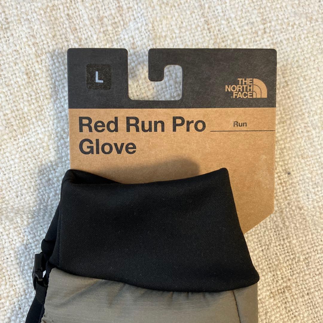 THE NORTH FACE レッドランプログローブ　L サイズ