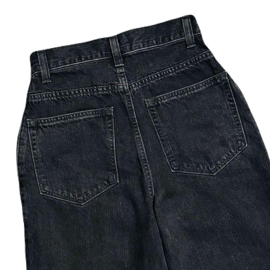 【美品】【大人気】R'IAM PLAGE ワイドブラックデニム