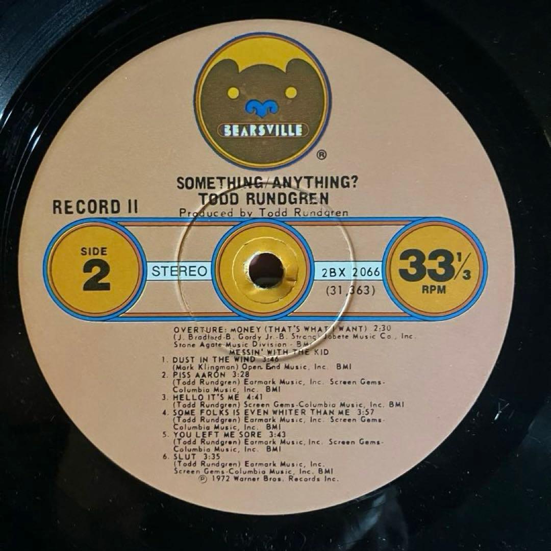 US盤 Todd Rundgren/Something/Anything?LP