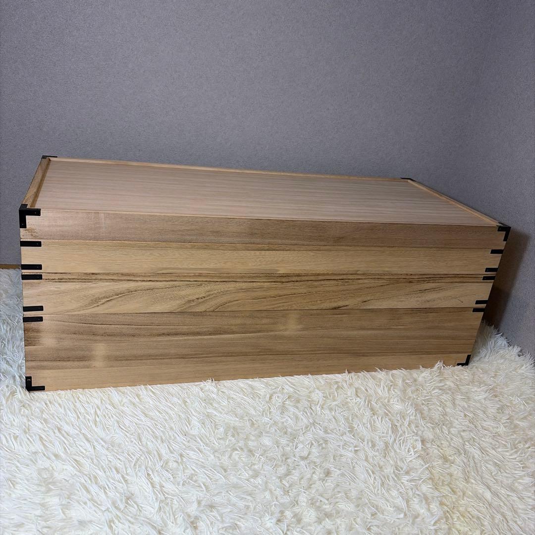 桐箪笥 桐箱 着物 衣装ケース 3段 桐タンス①