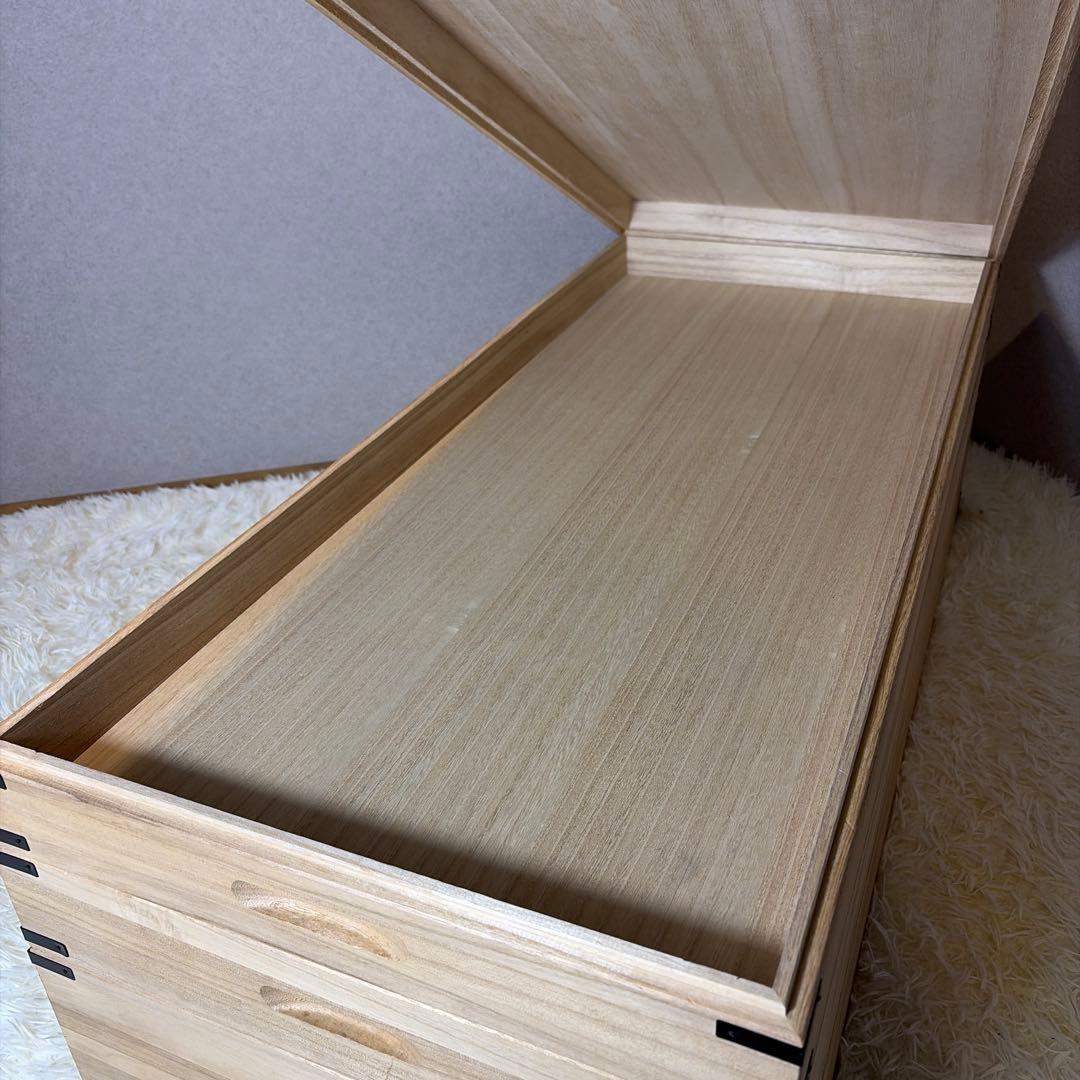 桐箪笥 桐箱 着物 衣装ケース 3段 桐タンス①
