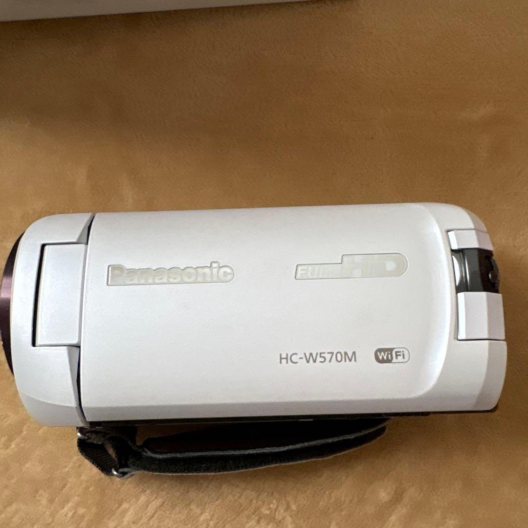 Panasonic HC-W570M ホワイト ビデオカメラ 本体