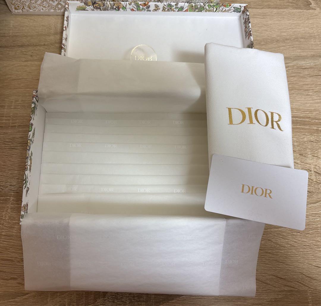 DIOR ブラック 二つ折り財布 +付属品
