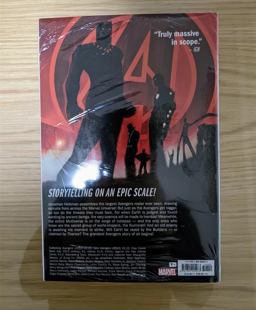 洋書 AVENGERS BY JONATHAN HICKMAN OMNIBUS