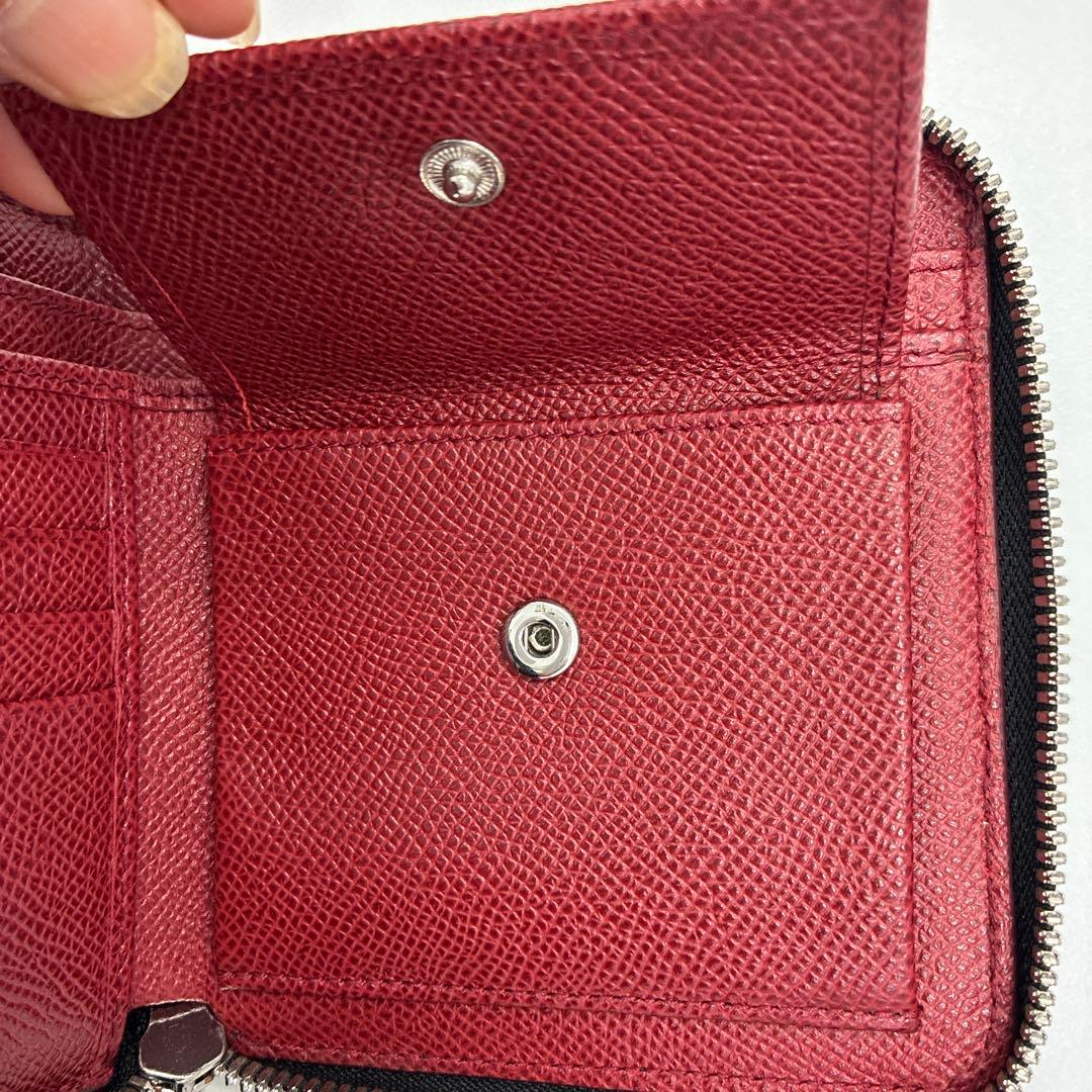 BALLY バリー　ラウンドジップ 黒 二つ折り財布