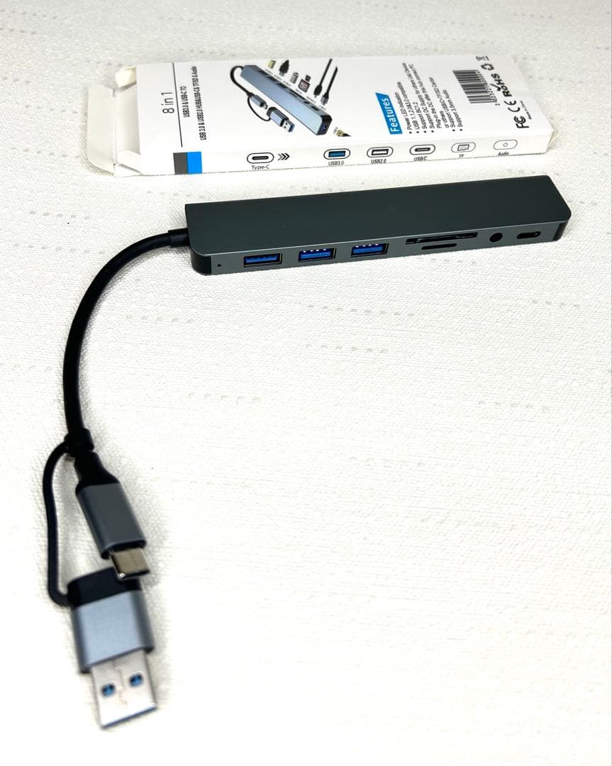 Mac Mini M4 & USBハブ 8 in 1の 2点セット