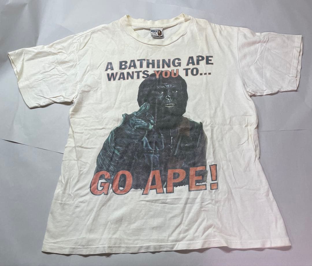 90's A BATHING APE オリジナル GO APE Tシャツ 当時物