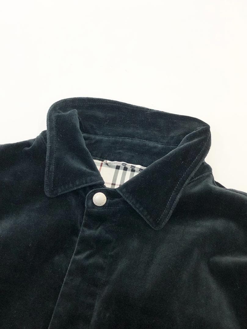 BURBERRY BLACK LABEL シャドーベロア ジャケット L