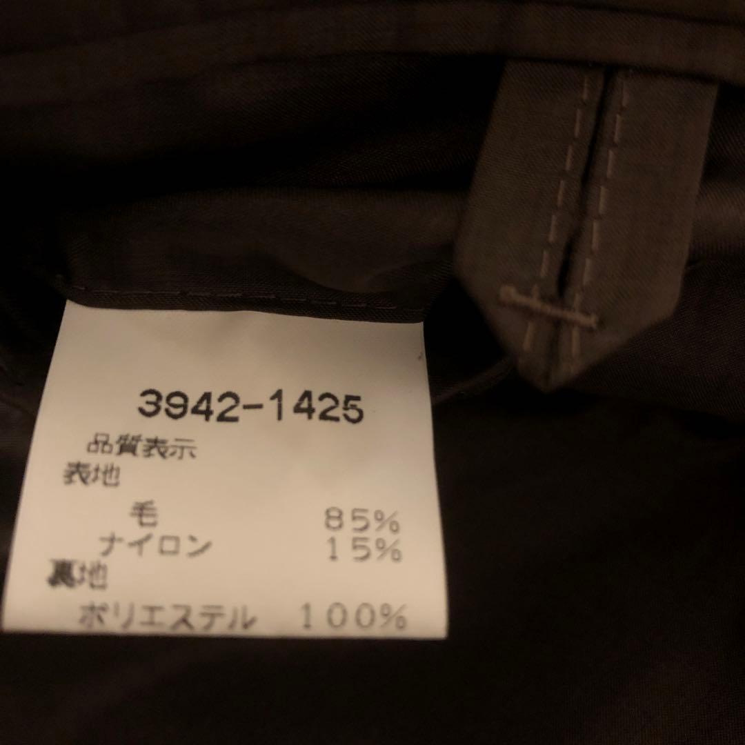 BIGLIDUE ビリドゥーエ　ジャケット＆ベストグレージュストライプ48美品