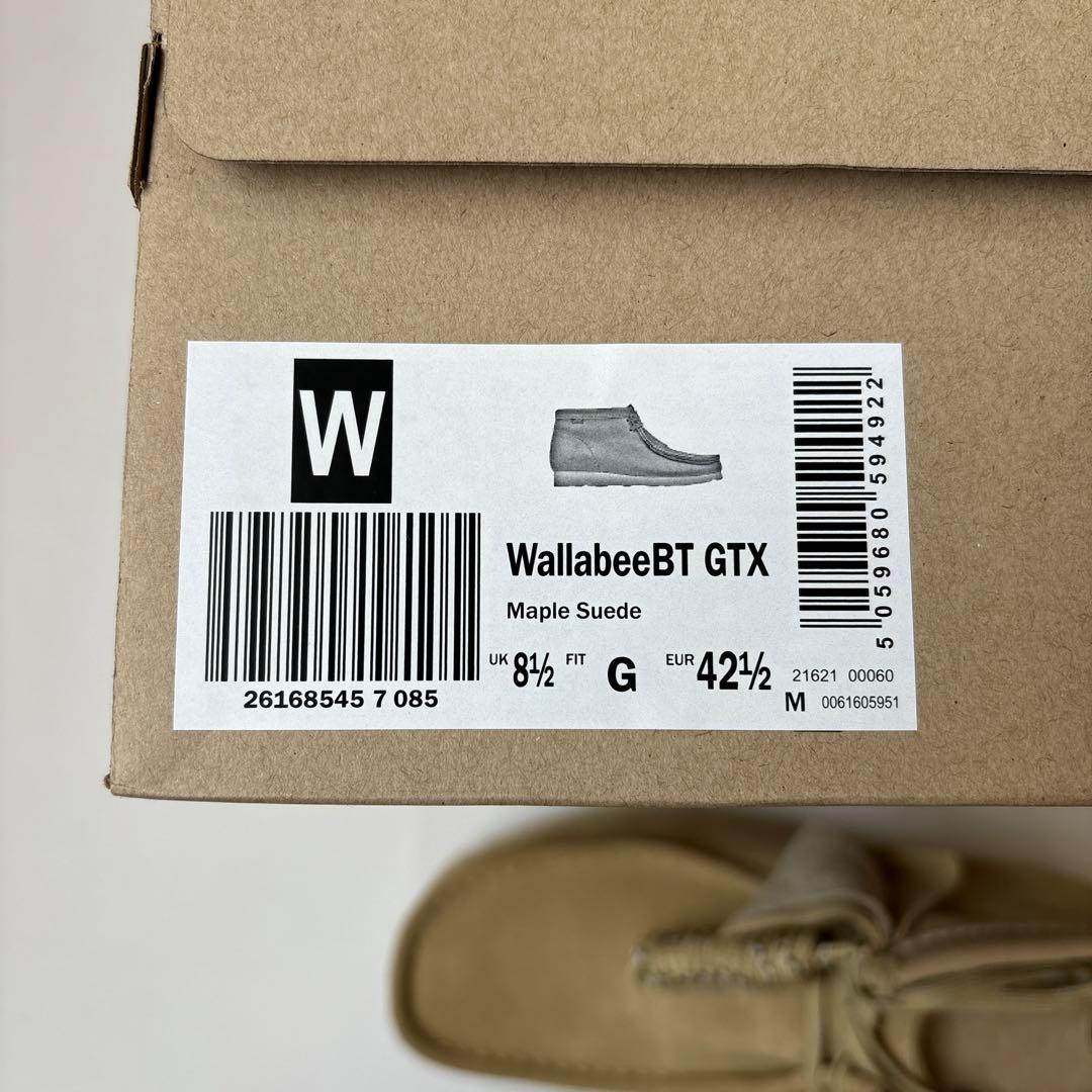 新品 Clarks Wallabee bt gtx ワラビーゴアテックス 8.5