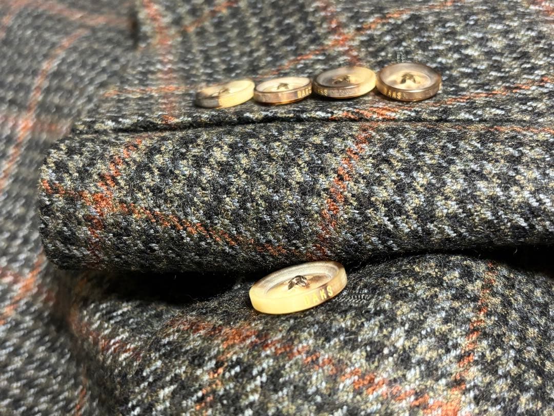 未使用 DAKS ダックス メンズ ジャケット ブレザー 羊毛 カシミヤ BB3