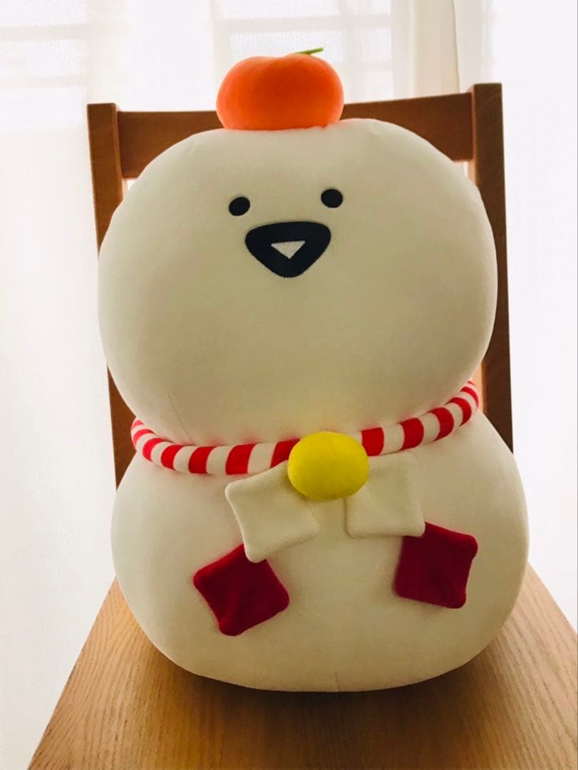 【今日限定値下げ‼️】レア お文具さん お正月 鏡餅ぬいぐるみ BIG