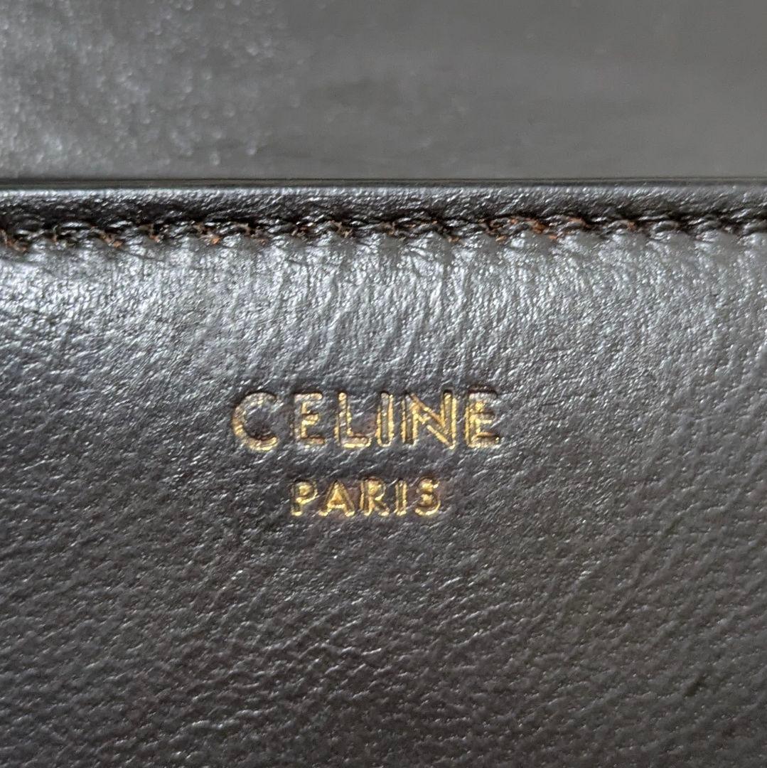 みさ✨CELINE トリオンフ　スモールウォレット　三つ折り財布　ブラック