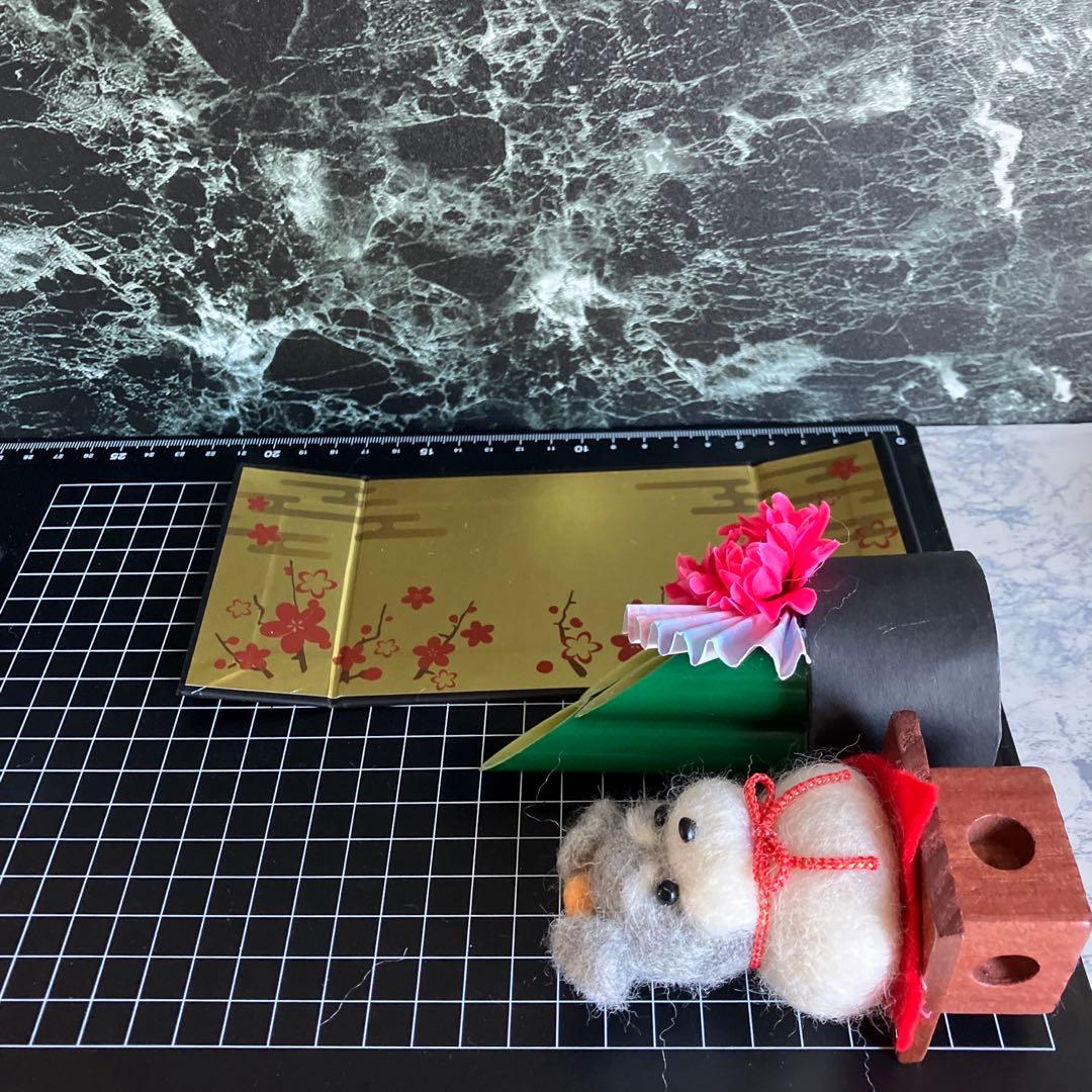 羊毛フェルト 犬 シュナウザー お正月他 専用