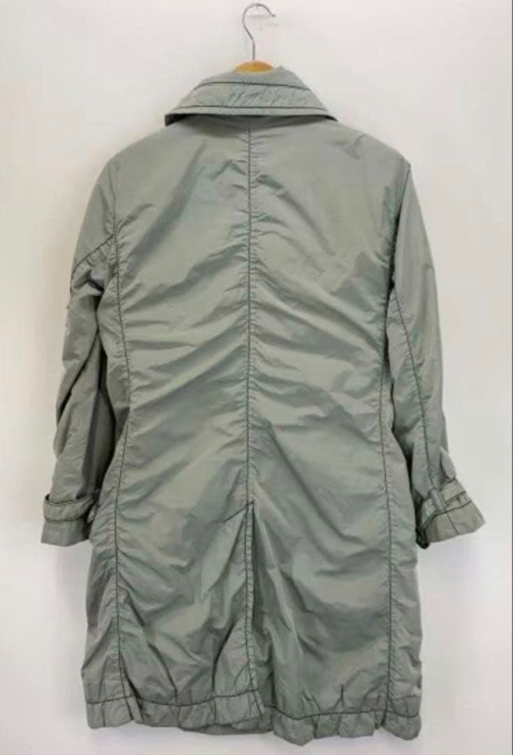 ISSEY MIYAKE ライトグレー ダブルブレストコート