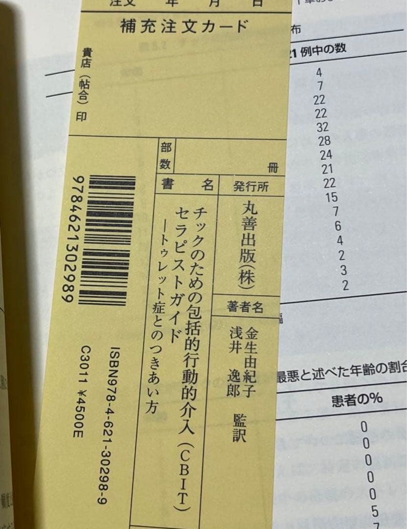 チックのための包括的行動的介入(CBIT)セラピストガイド