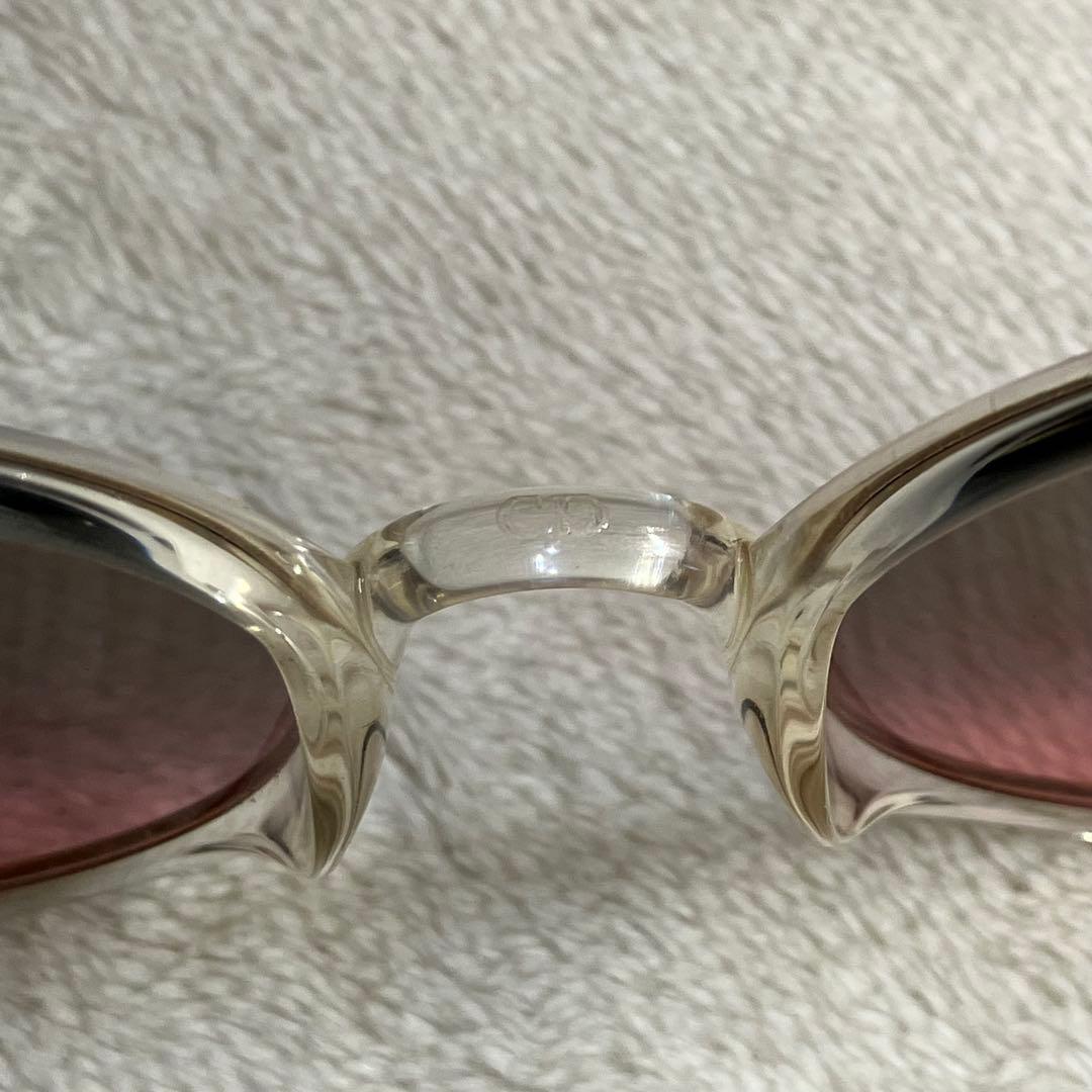 Dior サングラス SOSTELLAIRE3 クリア ピンク ラウンド
