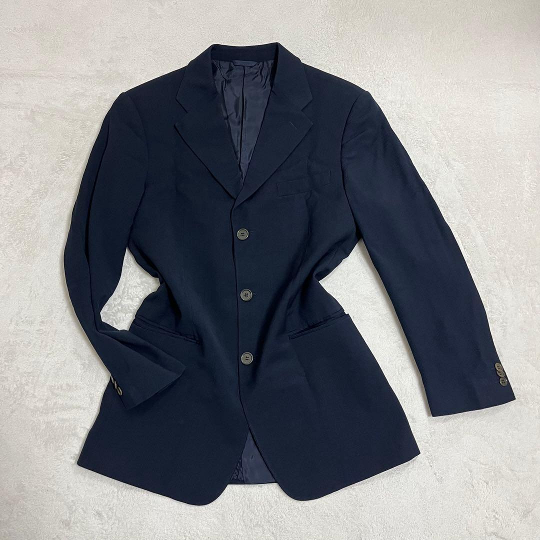 ARMANI ジョルジオ アルマーニ ジャケット スーツ ネイビー 48