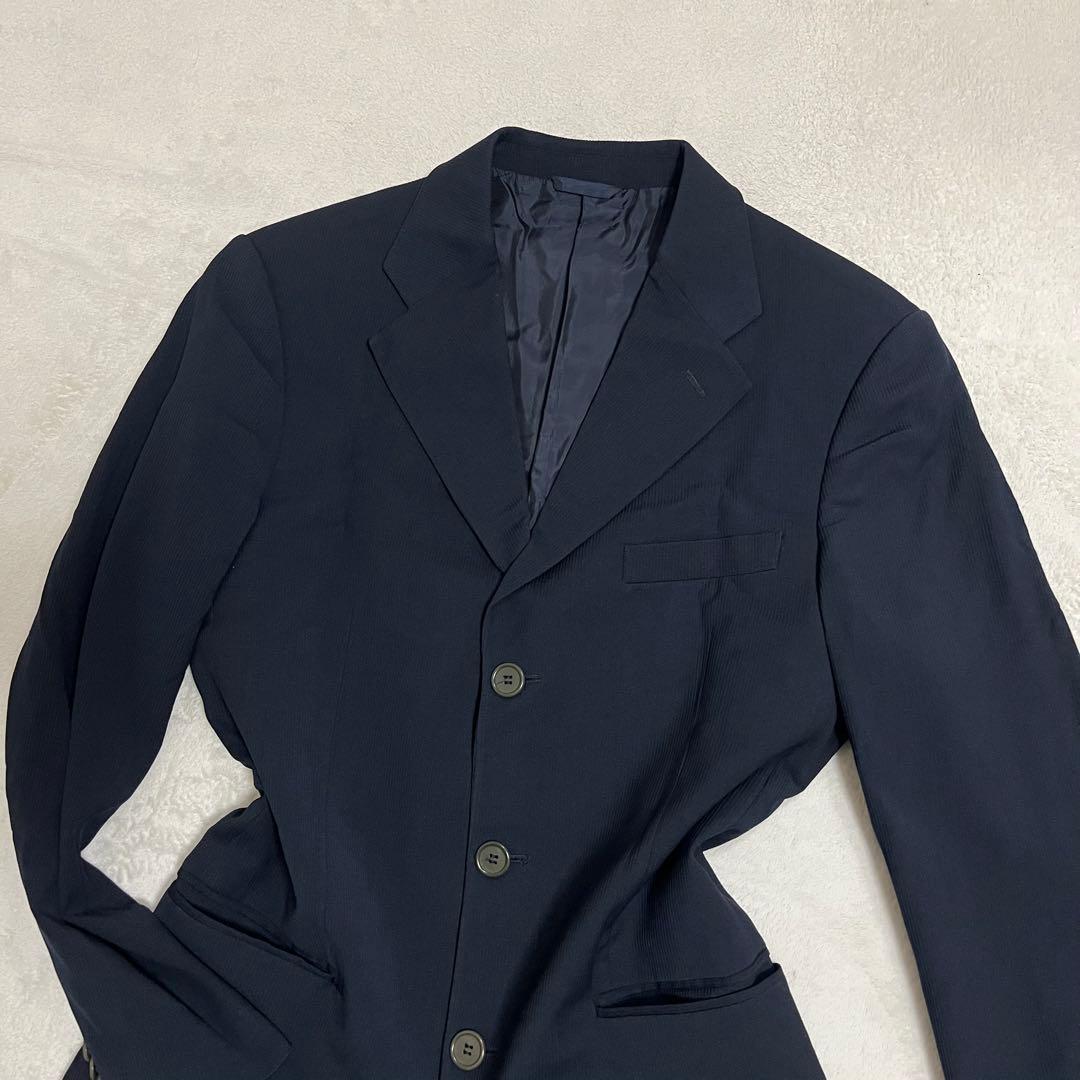 ARMANI ジョルジオ アルマーニ ジャケット スーツ ネイビー 48