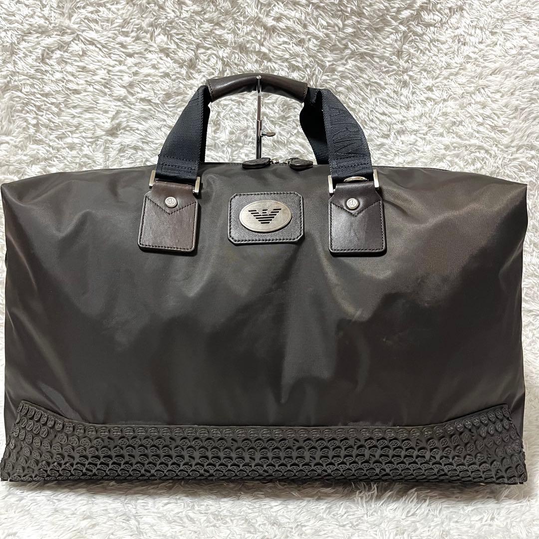 ✨希少✨ EMPORIO ARMANI 2way ボストンバッグ 旅行鞄 大容量