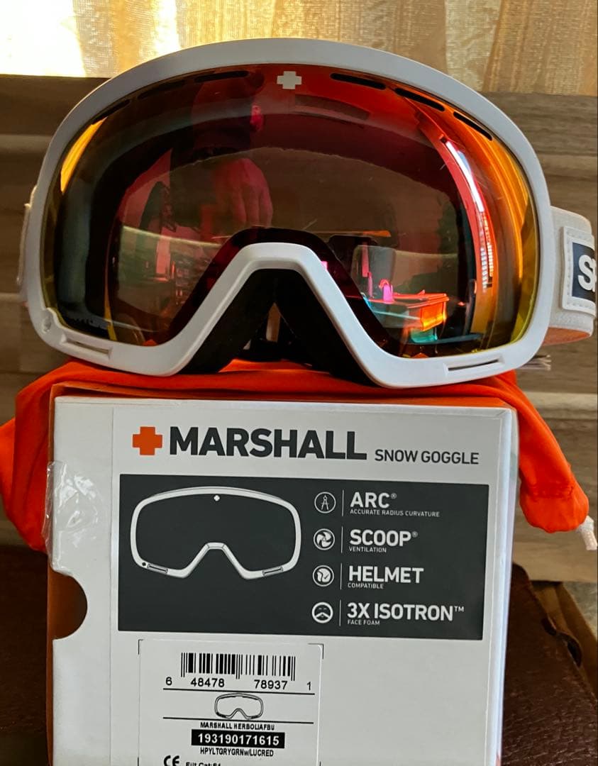 スノーボード SPY MARSHALL board goggle white