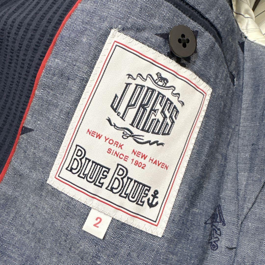 【タグ付き】J.PRESS×BLUE BLUEコラボ テーラードジャケット