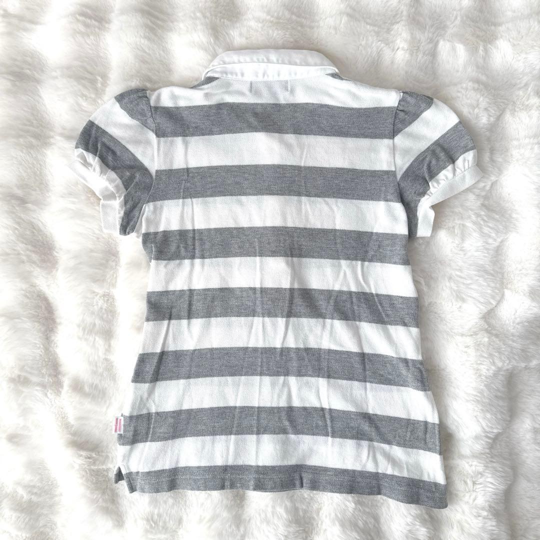 美品　BURBERRY BLUE LABEL 半袖ポロシャツ ボーダー　38